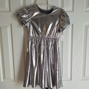 Wonder Nation Charcoal Silver Gray Dress